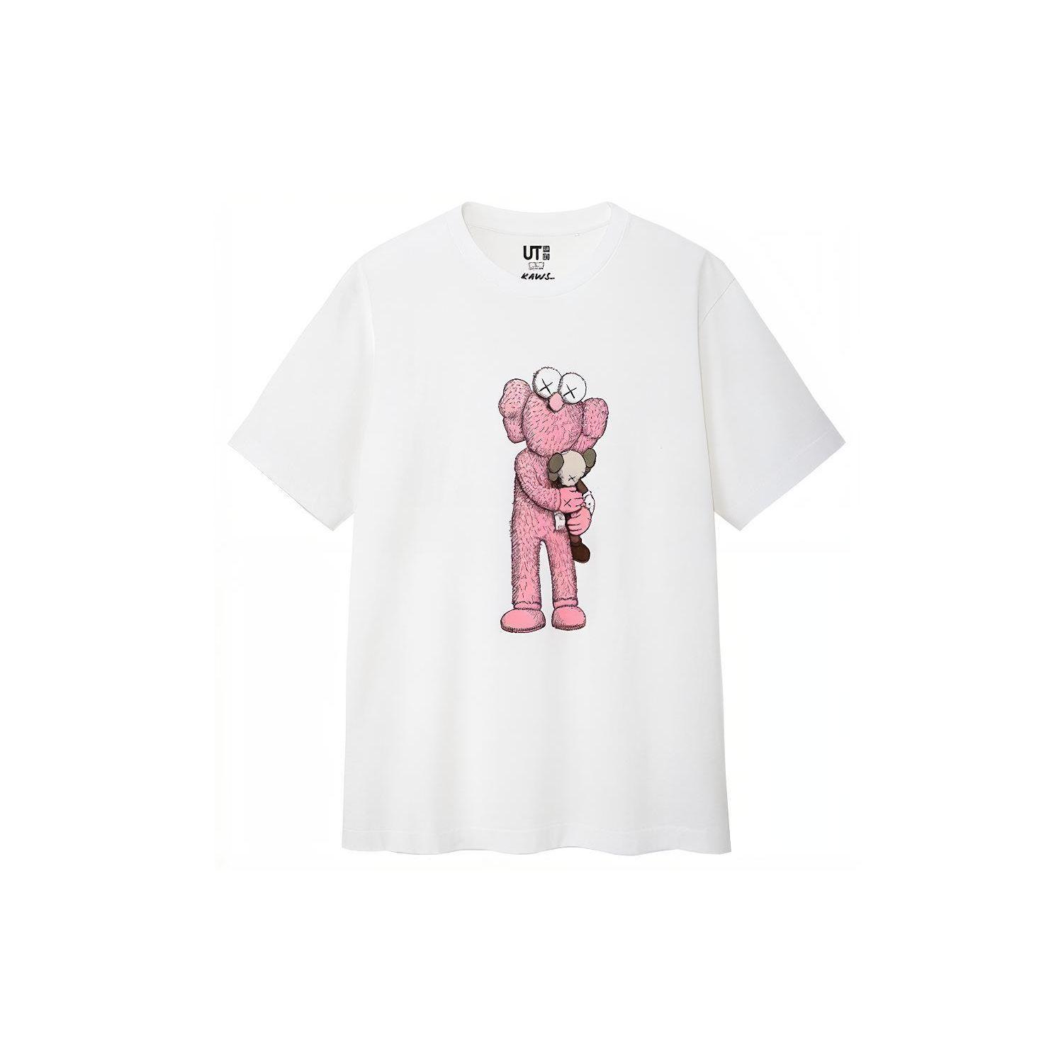 Uniqlo X Kaws Sadarbības Rozā Lelles