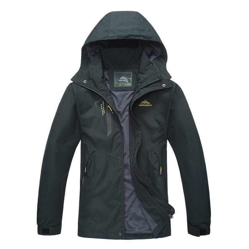 Spring & Autumn Waterproof Jacket: Men's & Women's Outdoor Single-Layer Mountaineering Couple Style