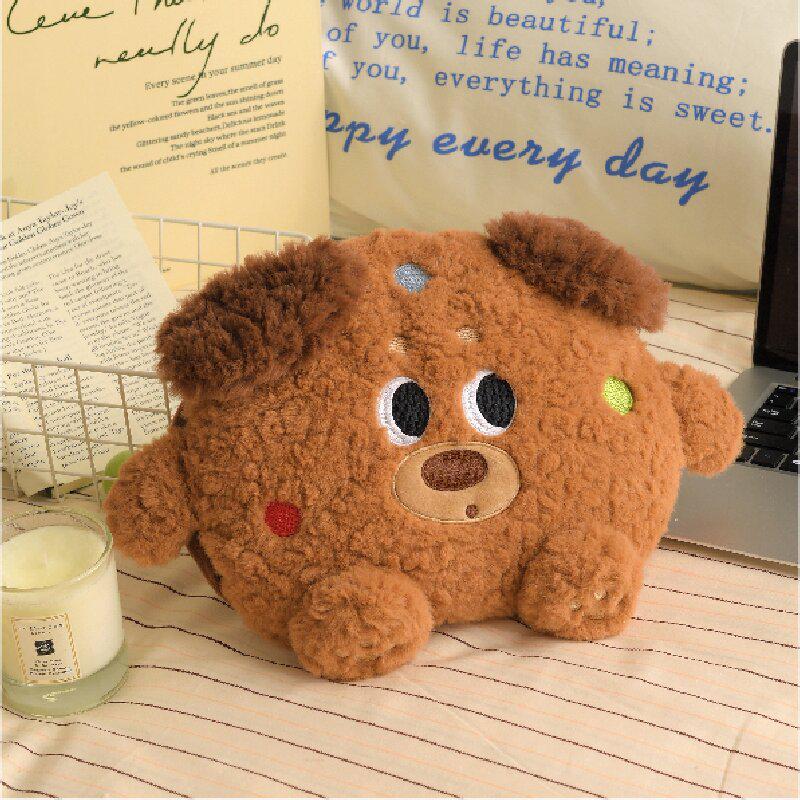 Rechargeable Electric Heating Hot Water Bag - Plush Hand Warmer for Belly Warmth