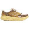 HOKA Clifton L Suede Elite Terrain System - Oat Milk Pollen Męskie Sneakersy Brązowe 1150910-OLL
