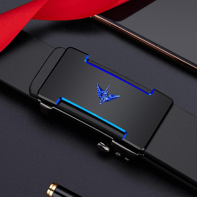 Kaiser Gürtel Herren Echtes Leder High-End-Automatikschnalle Tragen Reines Rindsleder Gürtel Business Junge Hosen Flut