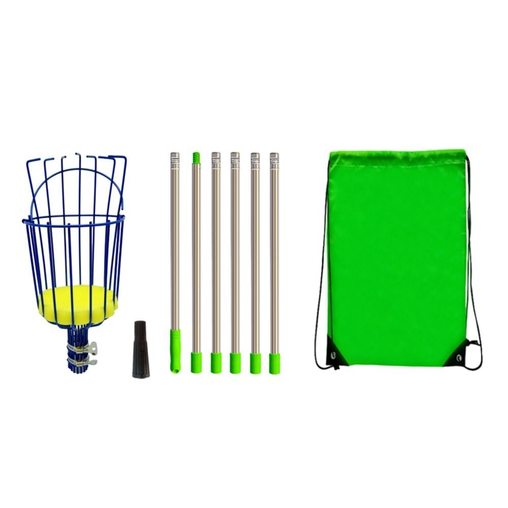 High-altitude Fruit Collector with Basket Fruit Catcher Fruit Picker Pole Fruit Picking Tool