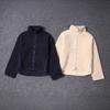 Elegant High-End Women's Lambswool Zipper Stand Collar Jacket for Autumn/Winter