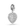 Swarovski Idyllia Charm Rhodium Heart