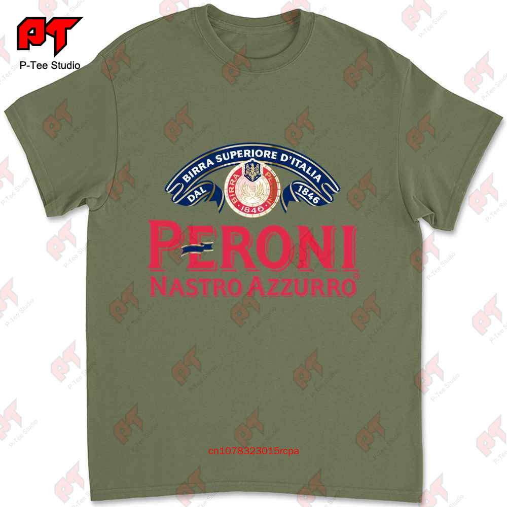 Peroni Nastro Beer Brewery Logo Tshirt EA22