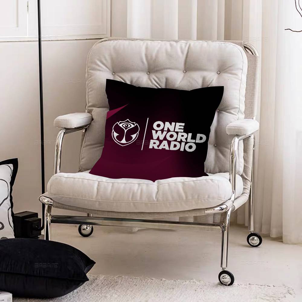 T-Tomorrowlands Music Logo Personalized Pillow Dust Cover Bedroom Kids Party Decoration Pillowcase Birthday Children Gift