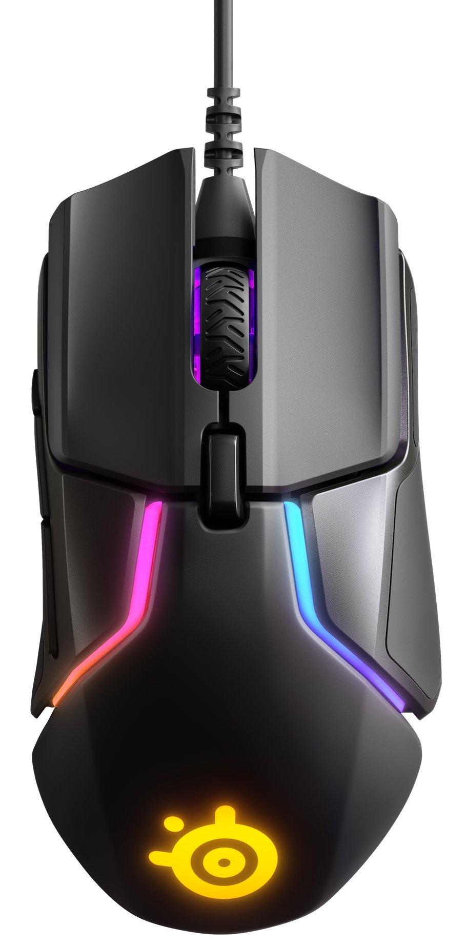 

SteelSeries Rival 600 Wired Gaming Mouse, Dual Sensor, Customizable Weight and Center of Gravity, 32-bit ARM Processor, 62446