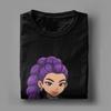 Rumi Kpop Demon Hunters Smile T-Shirt Summer  Fashion T-Shirts Male Cotton Crew Neck 6XL Clothing Short Sleeves Streetwear Tops