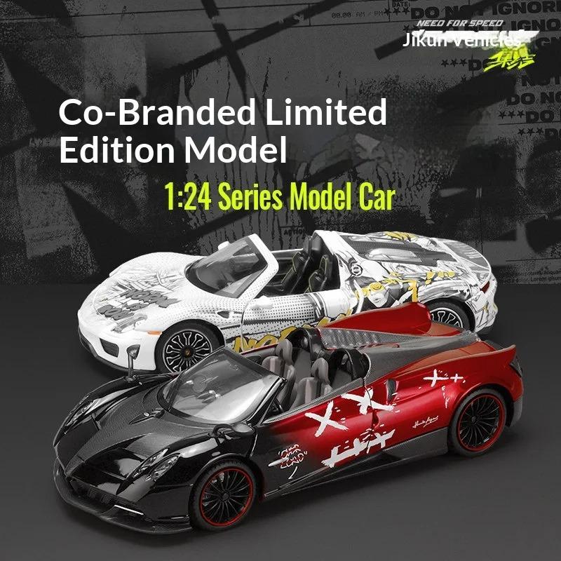 1/24 Scale Pagani Huayra Roadster Car Model with Display Base Adult Collectible Toy Car Boy Birthday Gift
