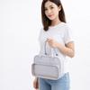 Einfarbige Hand-Kosmetiktasche Große Kapazität Kulturtasche Einfache Make-up-Tasche Damen