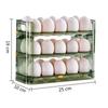 30 Grids Egg Refrigerator Storage Box Reversible Carton Home Kitchen Tray Multi-layer Rack Organizer Timing Holder Container Bin