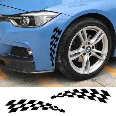 2PCS Universal Car Wheel Eyebrow Stickers Auto Tuning Accessories For Suzuki Volvo Tesla Skoda VW Volkswagen Smart Seat Subaru