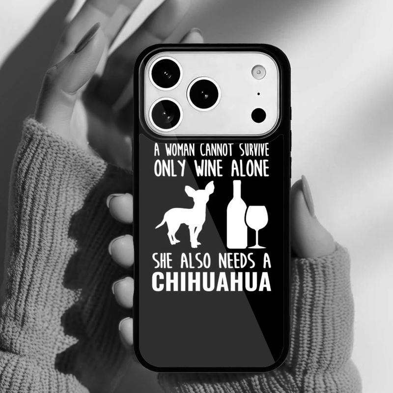 Super Cool Chihuahua Dog Phone Case for iPhone 17 Air 16e 15 14 13 Pro Max Back Cover for 12 11 Pro Coque