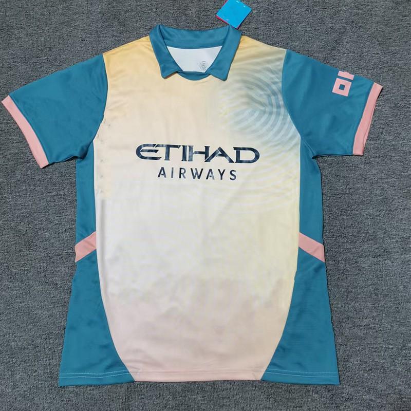 2425 Fans Blue Man Jerseys Football Uniforms Fan Version Jersey S