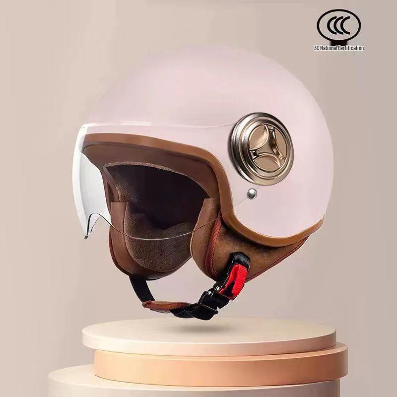 Unisex Gray 3C Certified Half Helmet with Removable Ear Protection for Electric Scooters & Bicycles – Autumn/Winter Fashion