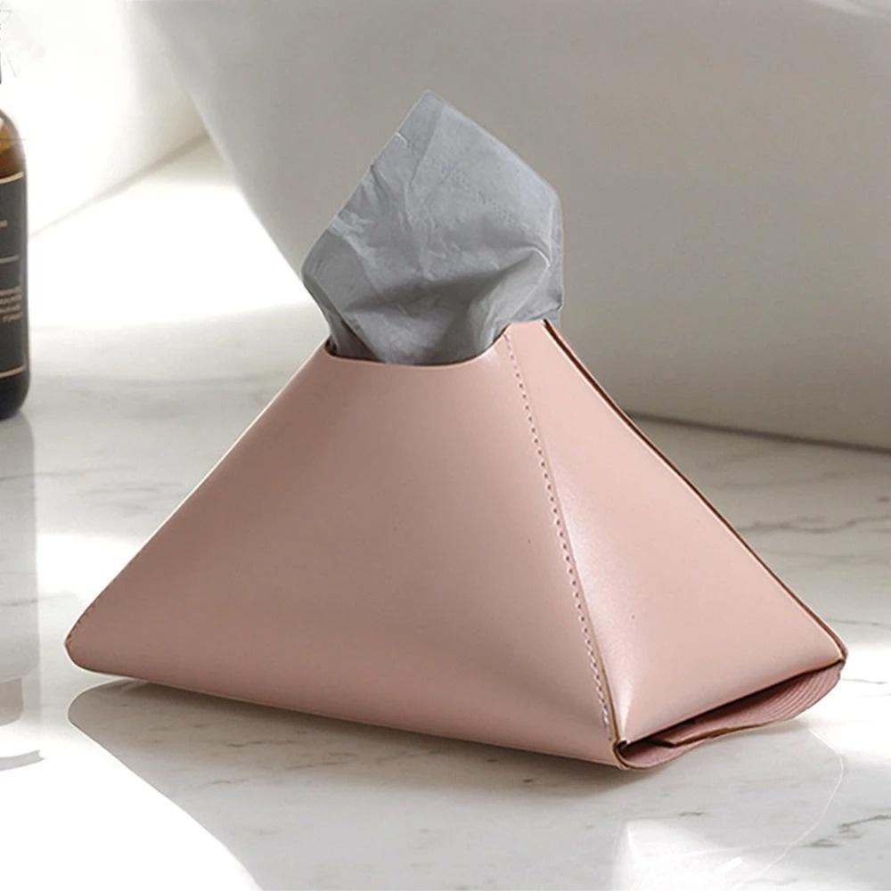 1pc PU Leather Tissue Case Creative Luxury Simples Napkin Box Home Hotel Car Tissue Box Wholesale Gift