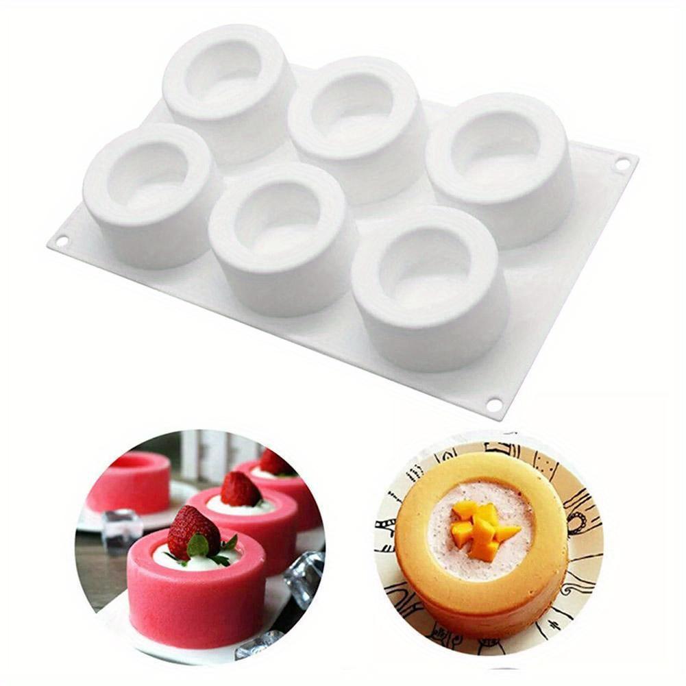 Silicone 6-Link Concave Cup Cake Mold Cupcake Mold DIY Cake Chocolate Maker Tool Kitchen Baking Tool Accessories