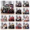 Tokyo Revengers Full Gang Characters Black Background Flannel Throw Blanket Soft Plush Blanket for Sofa Bed Travel Anime Teen Fans Home Decor Gift