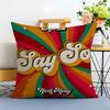 Fashion Album Cover Music Fan Gifts D-Doja Cats Cushion Cover Washable Linen Pillowcase Soft For Sofa Bed Cozy Home Room Decor