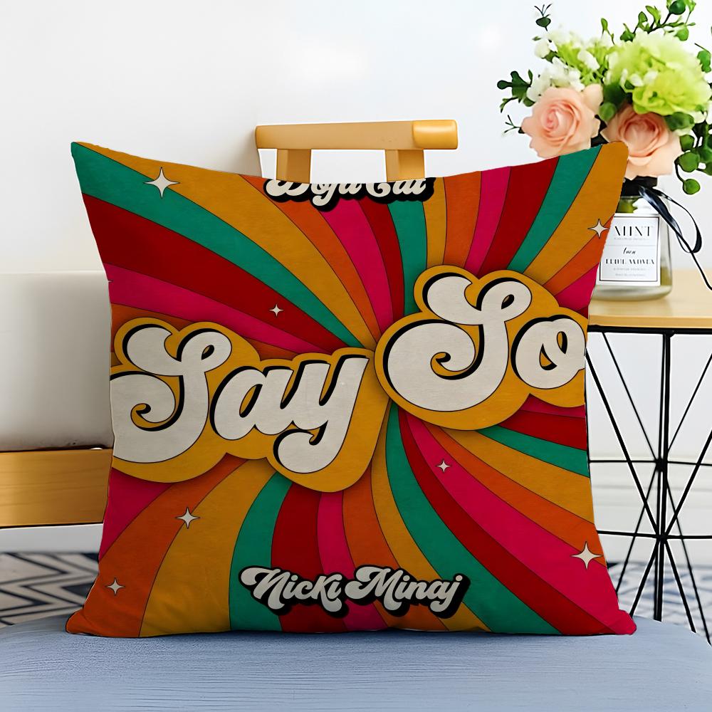 Fashion Album Cover Music Fan Gifts D-Doja Cats Cushion Cover Washable Linen Pillowcase Soft For Sofa Bed Cozy Home Room Decor