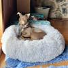 Super Soft Dog Bed Plush Cat Mat Dog Beds Round Cushion Pet Product Accessories Washable Dog and Cat Cushion Bed Winter Warm Sofa Hot Sell