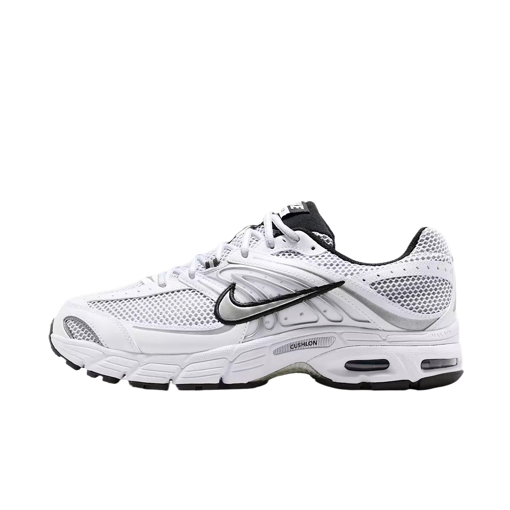 Nike Air Max Moto 2K White Black Wolf Grey Men Sneakers Metallic-Silver IR1476-100 38.5