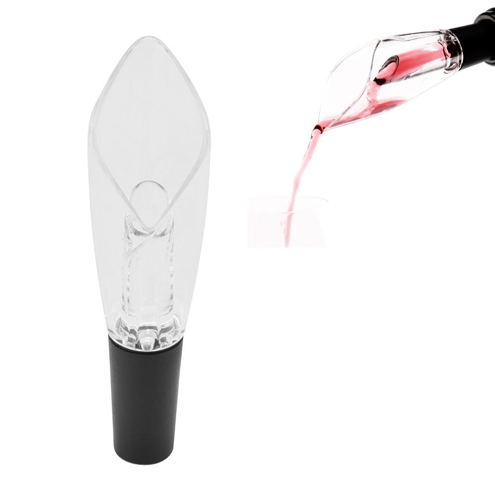 2-in-1 Red Wine Aerating Pourer No Drip Wine Aerator Dispenser Premium Wine Decanter Spout Kitchen
