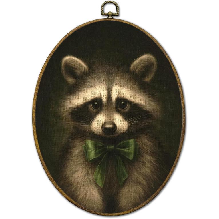 QZQE Vintage Western Cowboy Oval Wall Art Decor Framed, Rustic Country Cowboy Rodeo Oval Canvas Prints, Retro Western Horse Wall Hanging Decor for