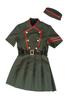Clearstone Tokimeki Graffiti Cosplay Halloween Army Girl Green Women's