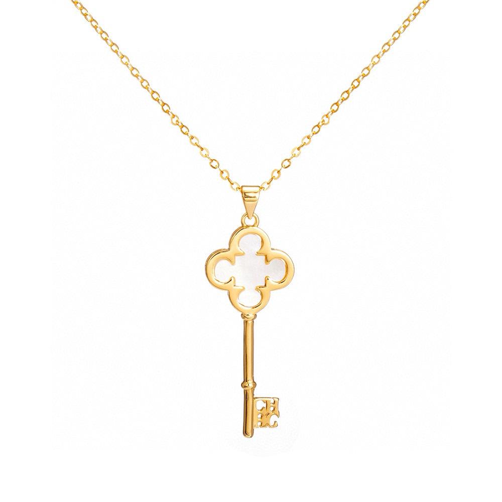 CHHC Women's Key Pendant Necklace - Light Luxury Clavicle Chain