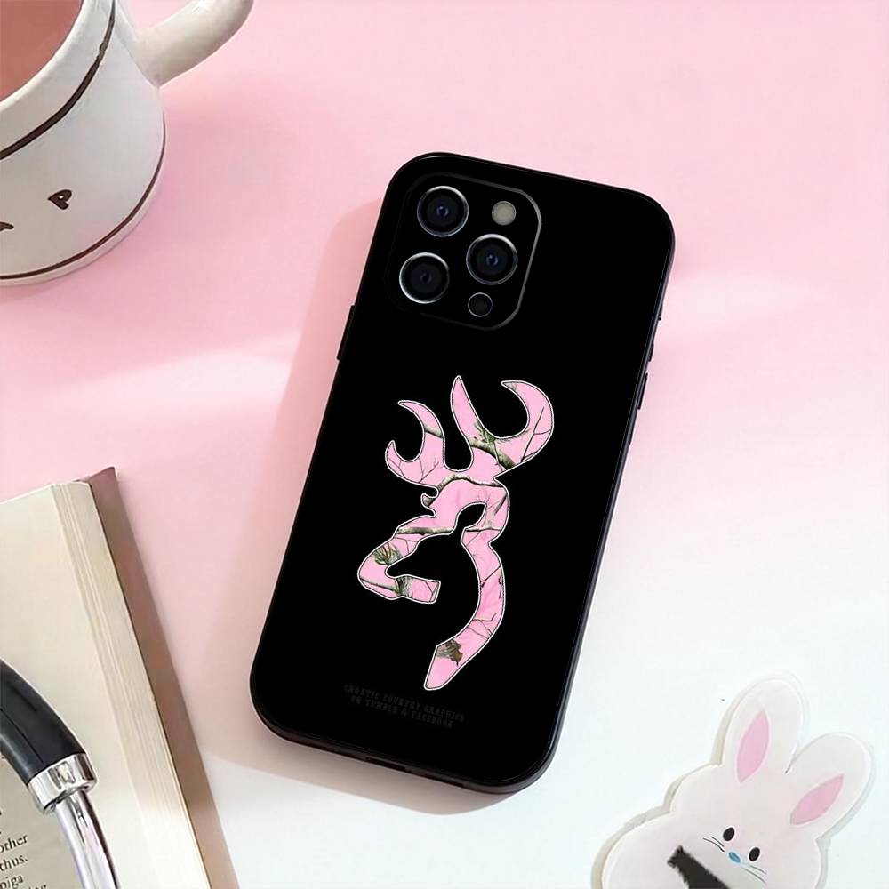 

B-browning Phone Case For iPhone 17,16,15,14,13,12,11 Plus,Pro,Max,XS Silicone Soft Cover iPhone16