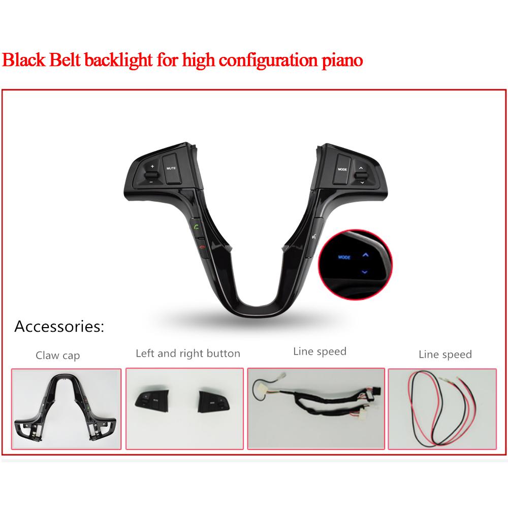 Steering Wheel Button For Hyundai VERNA SOLARIS 2010-2015 Audio Volume Music Control Switch Button With Backlight