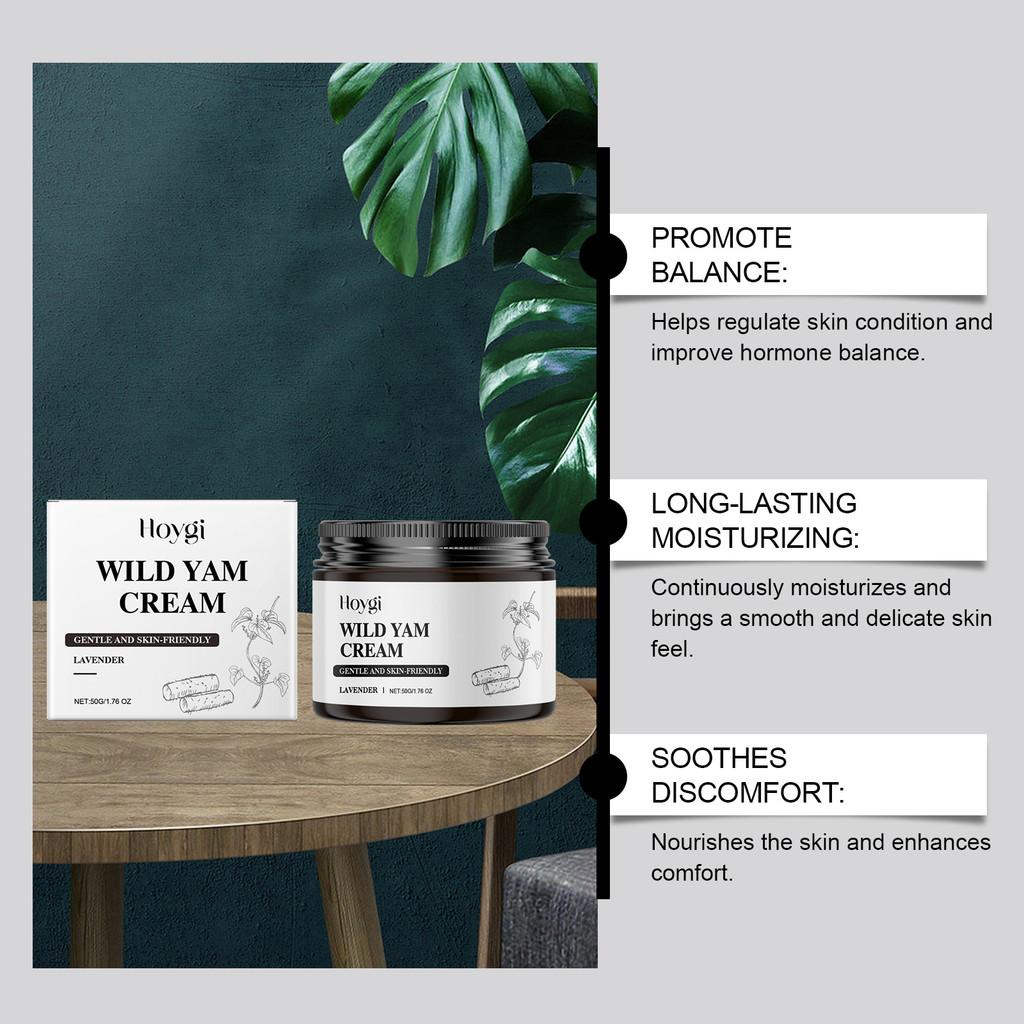 Hoygi Wild Yam Balance Cream Gentle Hydration Nourishing Softening Daily Skincare 50g