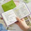 2026 Taschenplaner & Rechteckiges Terminkalenderbuch
