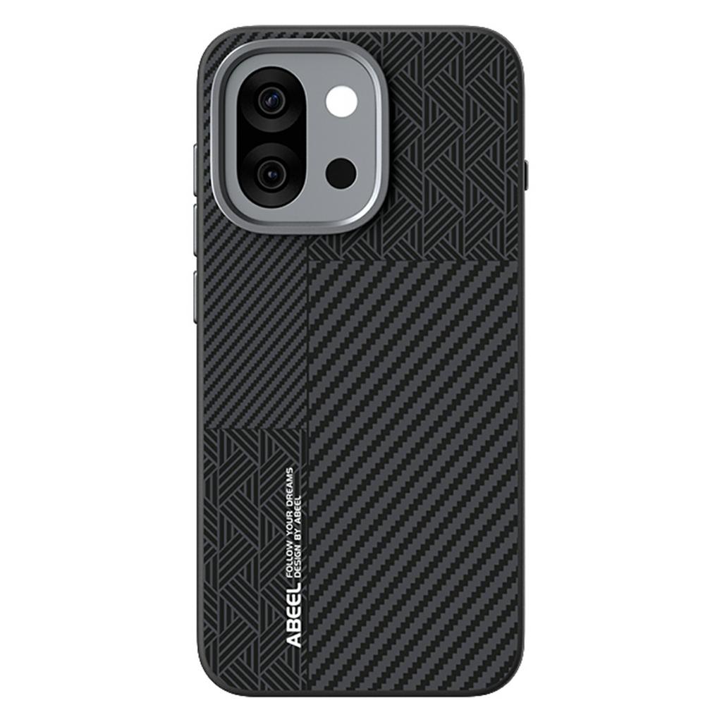 ABEEL Pro OnePlus 13T 5G Magnetický kryt PC + TPU + Hliníková slitina + PU kůže Tenký zadní kryt telefonu
