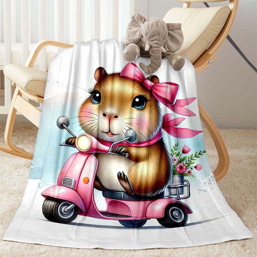 Panda Drinking Bubble Tea Blankets are suitable for living rooms, bedrooms, camping, and other places, making them an ideal choice for gifts.