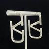 Minimalist Geometric Gold Lightweight Letters Earrings Highlight V Shaped Earrings for Women Aesthetic Ear Jewelry