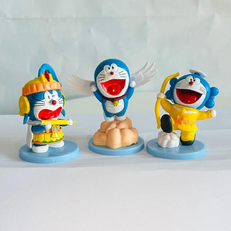 Doraemon Pvc Figure Set With 6 Collectible Toys For Fans And Gift Collectors
