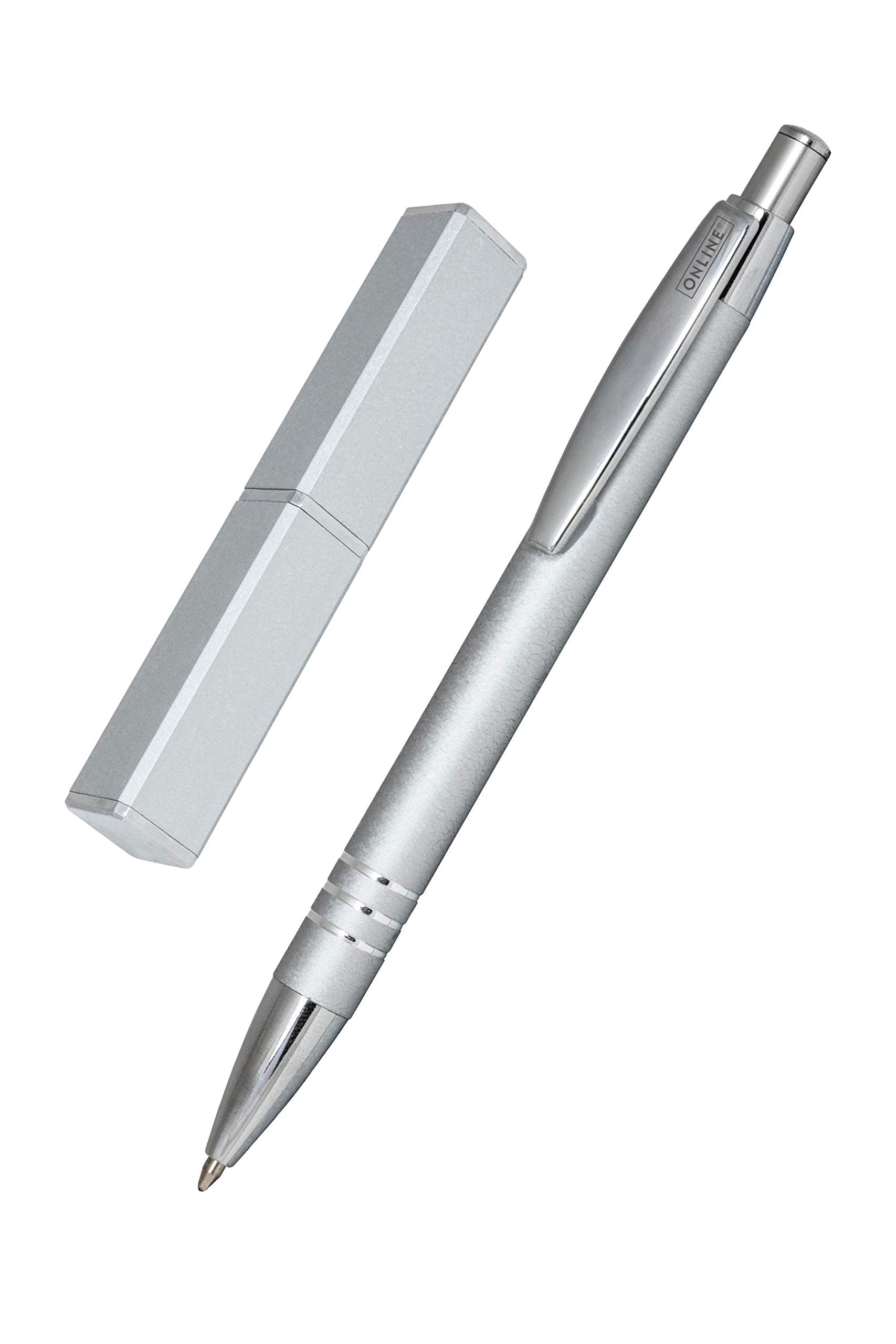 

ONLINE Online Ballpoint Pen Graphite Silver 43029 Genuine Imported Product Oil-based
