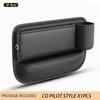 Multifunction Car Seat Gap Leak-proof Storage Bag For Car Seat Gap Filler With Cup Holder PU Leather Seat Slot Organizer Box