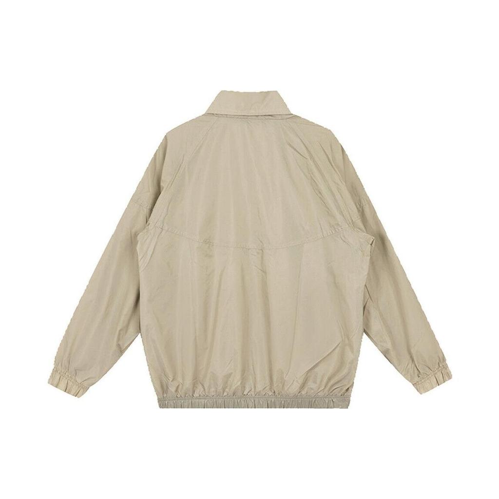 Nike Logo Stand Collar Solid Jacket Men Outerwear Khaki DQ4911-247