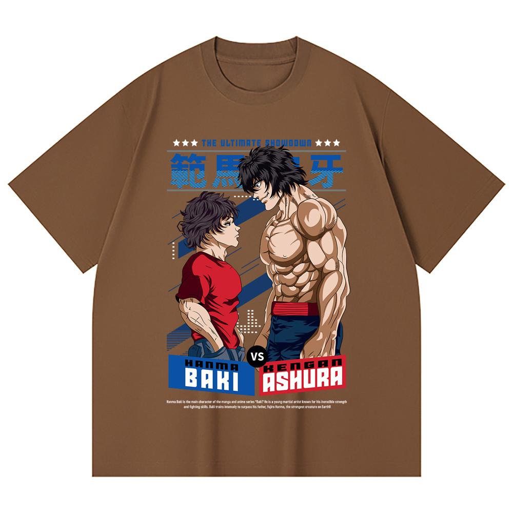 230 g/m² 100% bavlna Baki V2 Baki Ashura Potisk Unisex T-shirt z těžké bavlny