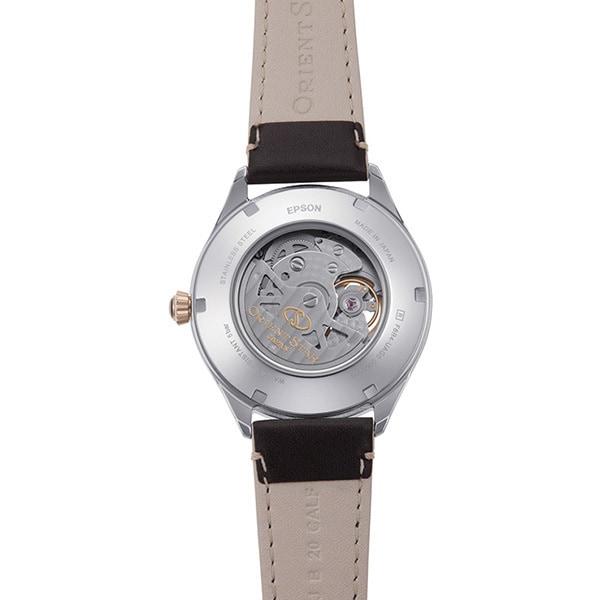 Orient Men's RK-AT0201G (Men's Leather Classic Semi-Skeleton) Round Watch Analog