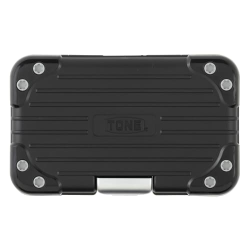 TONE Socket Wrench Set N-S1183SSP, 6.35mm (1/4") Drive, Black, 11 Pieces