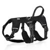 Beanshop Dog Harness Leash Set 3-stage Chest Strap, Black