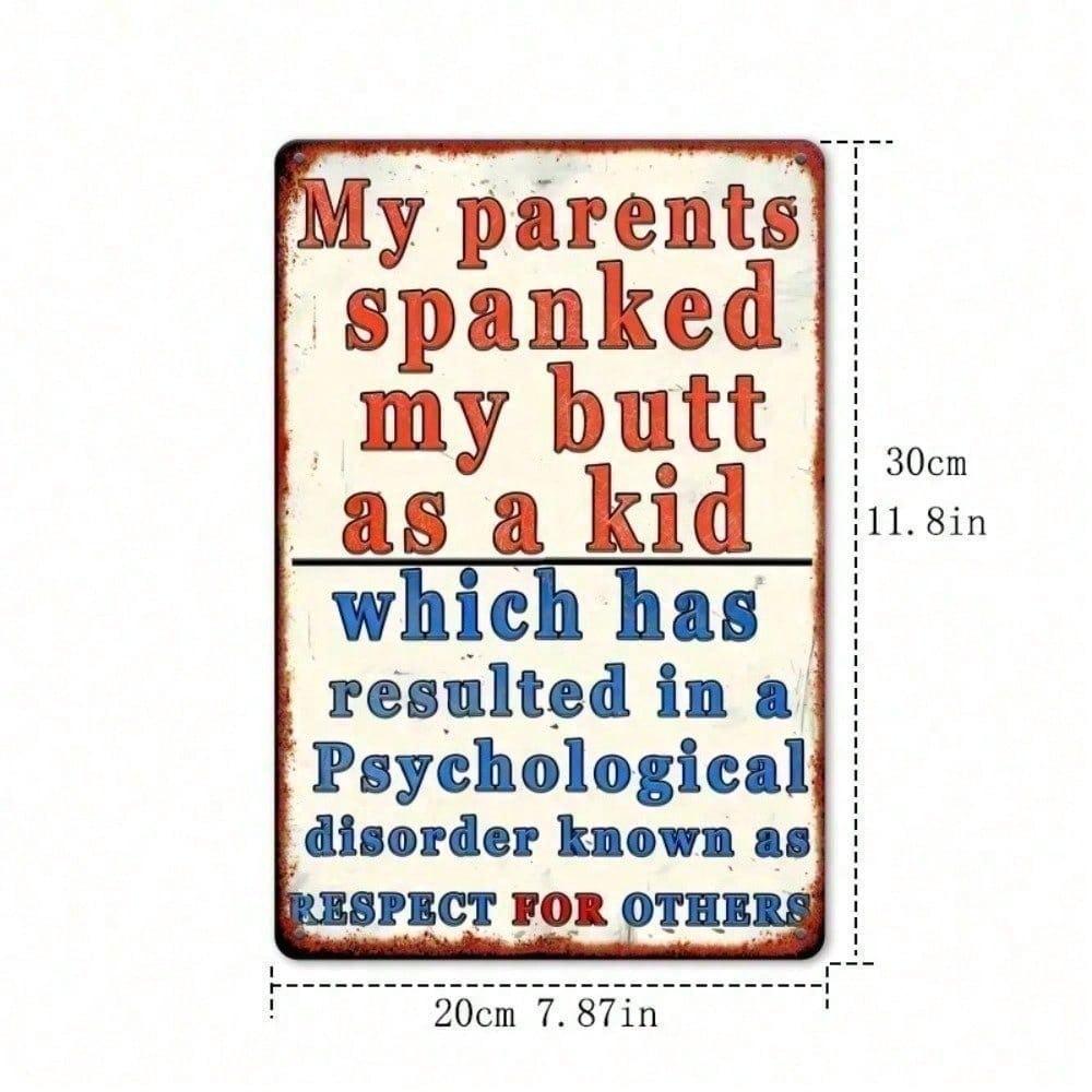 Vintage Metal Sign 8x12 Inch Rustic Retro 2D Iron Plaque Funny Wall Decor for Home Bar Cafe Man Cave