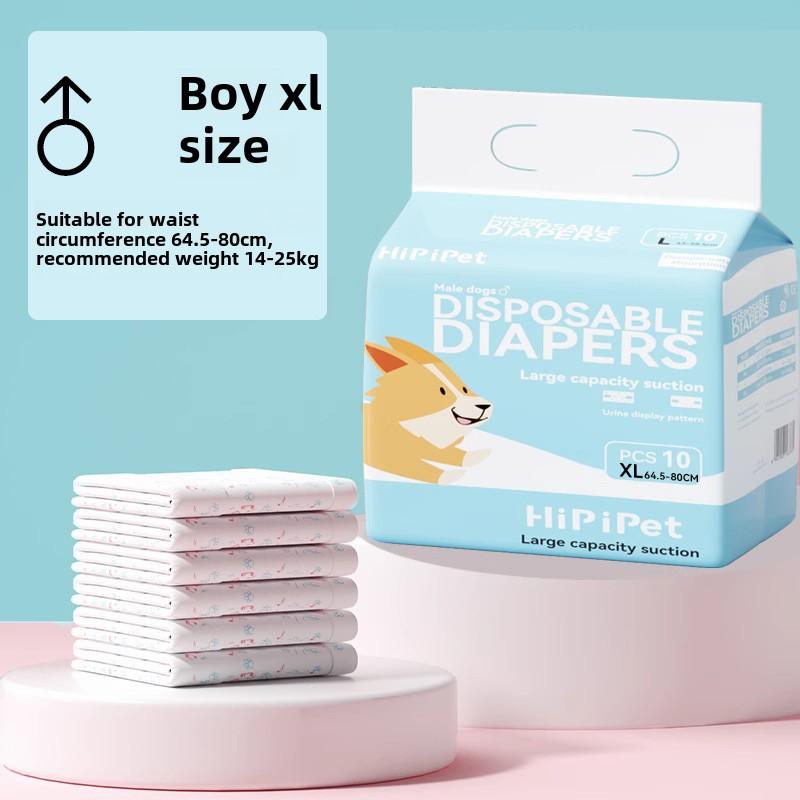 Cross-border Diapers Dog Physiological Pants Female Dog Aunt Towel Male Dog Diaper Pet Disposable Diapers