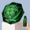 Celtic FC Manual Five Fold 8 Rib Umbrella Support Custom Text, Lightweight Travel Umbrella