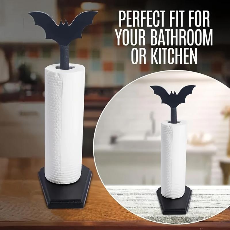 Halloween Bathroom Decorations Gothic Style Kitchen Decorations Coffin Design Halloween Decorations Bat Design 1PC