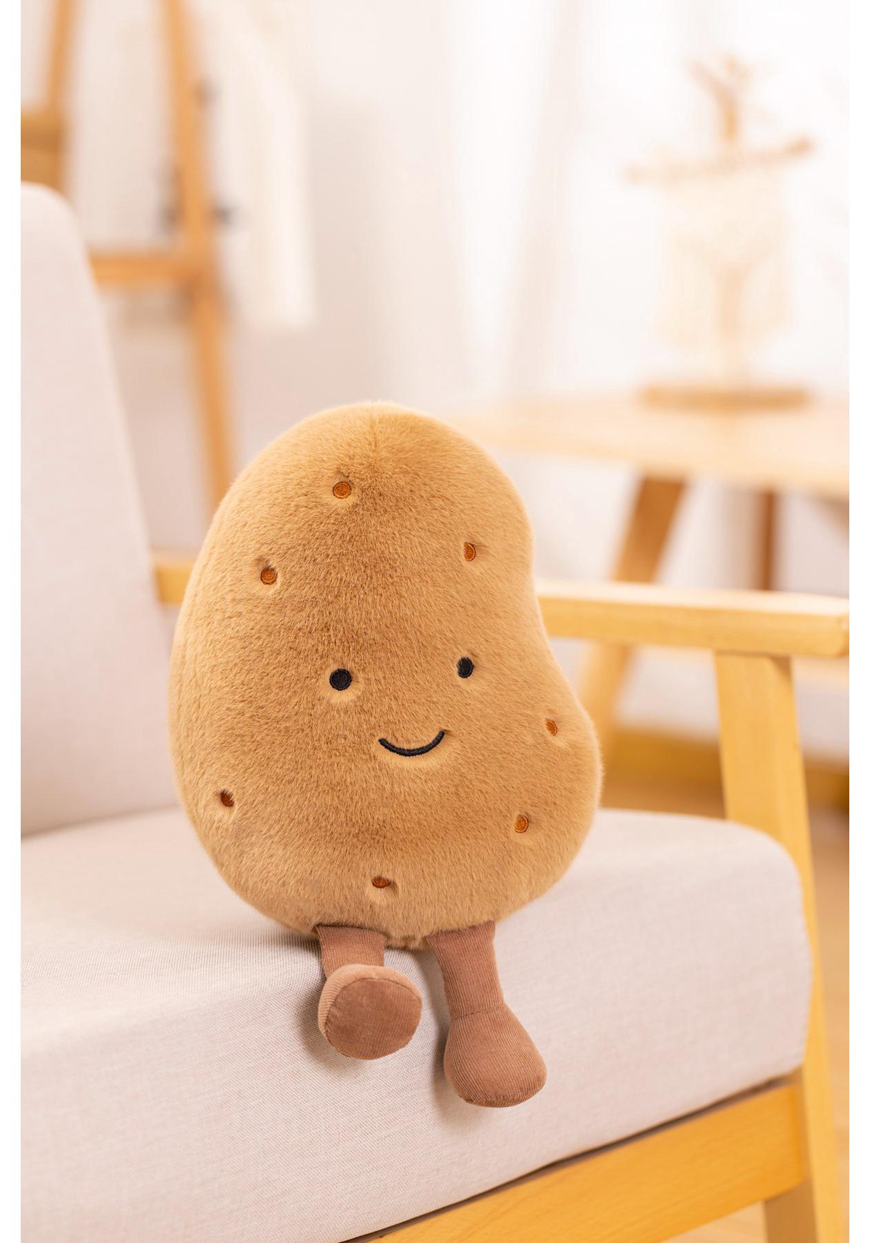 Cross-Border Plush Toy: Small Potato & Sour Cucumber Pillow for Girls